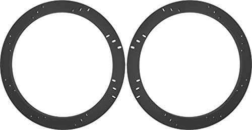 8" Subwoofer Speaker Spacers Depth Extender Extending Rings - 1/2" Thick - ID: 7 1/8" OD: 8 7/8" - 1 Pair - SSK8K - Stackable - Perfect for Framing Fiberglass Enclosures
