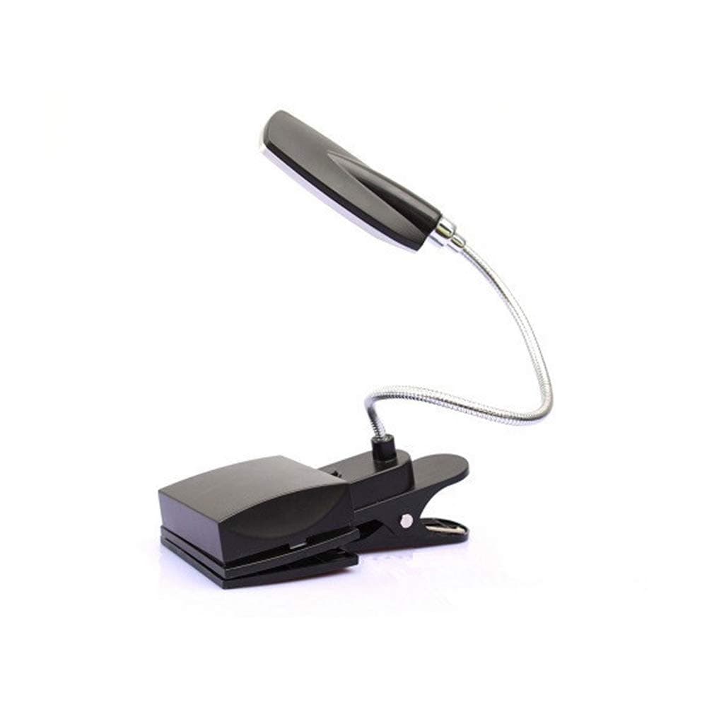 LED Desk Lamp, Maxnor USB and Battery Powered Desk Light, Clip Reading Light for Studying and Working, 3-Level Dimmer and Adjustable Gooseneck, Easy Carrying