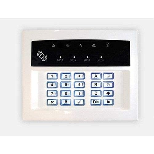 PY35 - PYRONIX LEDRKP/WHITE-WE TWO-WAY WIRELESS ARMING KEYPAD STATION W/ INTEGRATED PROXIMITY READER & LED SCREEN