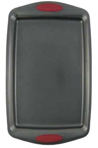 16 Inch Baking Pan Deep Nonstick Bakeware -Silicone Handles