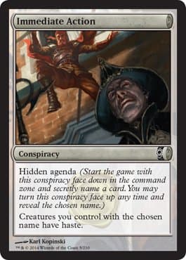 Magic: the Gathering - Immediate Action (5/65) - Conspiracy - Foil