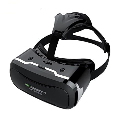 3D VR Headset, Shinecon 2.0, Virtual Reality Glasses w/Pupil distance adjustment 360 degree Viewing Immersive Goggle for iPhone / Android Smartphone 4.7"-6.0"