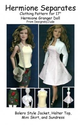 Separates Printed Sewing Pattern for 17" Nancy & Hermione Doll