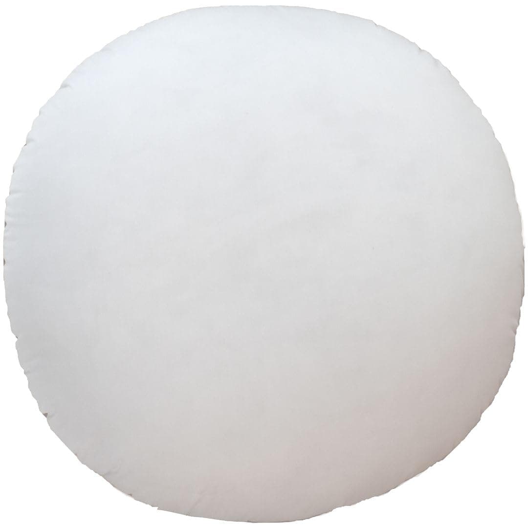MoonRest Round Pillow Insert Hypoallergenic Polyester Form Stuffer-%100 Cotton Blend Covering for Sofa Sham, Decorative Pillow, Cushion and Bed - 22 Inch Diameter