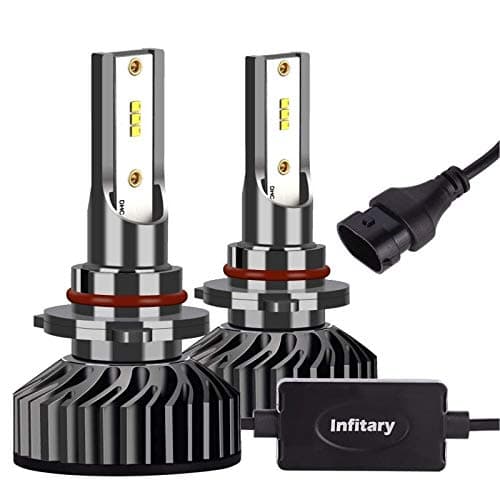 Infitary LED Headlight Bulbs 9005 HB3 Conversion Kits Auto Headlamp Car Headlight 64W 6500K 8000Lumens Super Bright- 1 Pair- 2 Bulbs per Set