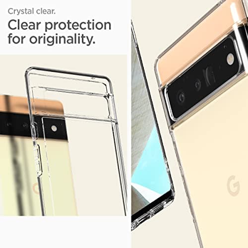 Spigen Ultra Hybrid designed for Google Pixel 6 PRO case cover - Crystal Clear