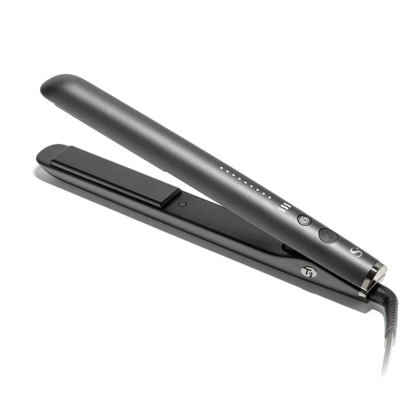 T3 SinglePass StyleMax Professional 1" Ceramic Flat Iron with Automated Heat Technology, 9 Heat Settings, Longer Ceramic Plates for Straightening, Waving, Curling & Styling