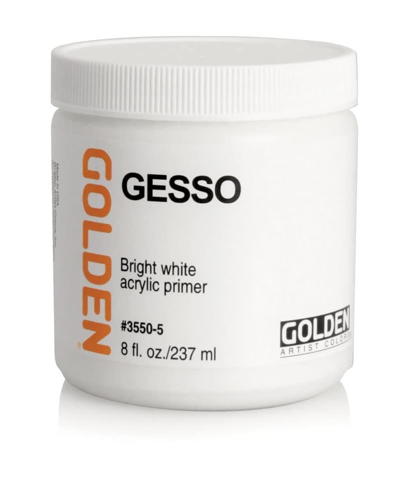 Golden Acrylic Gesso - 8 oz Jar
