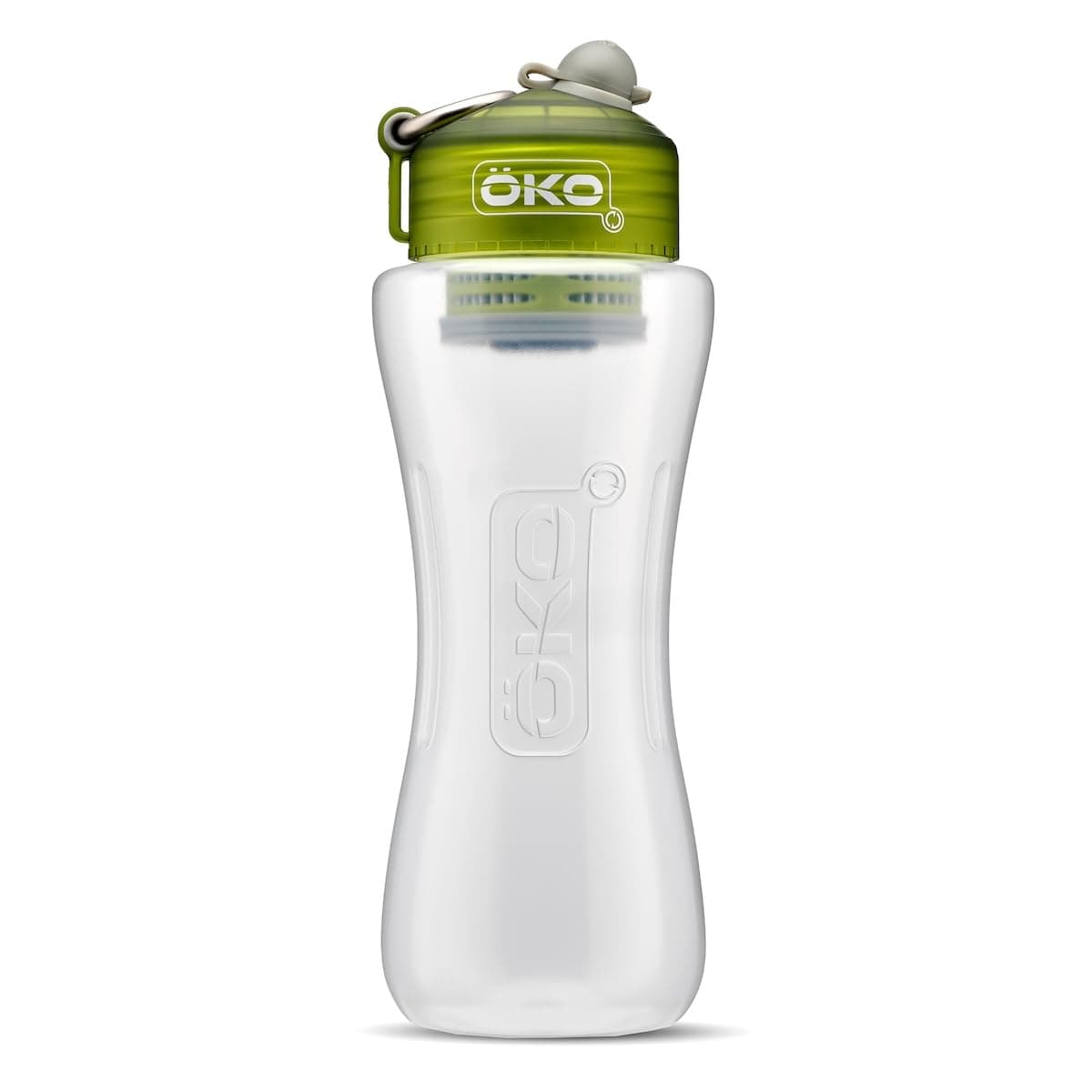 OKO ÖKO - Advanced Water Bottle with Filter Derived from NASA Technology, Filtered Water Bottle for Travel, Outdoors & Home, 1 L, Moss