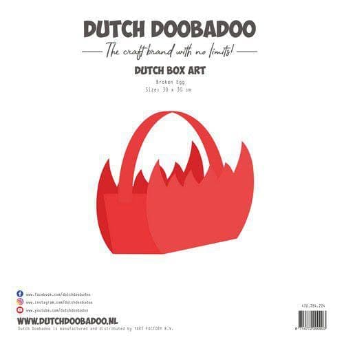 Dutch Dobadoo DDBD Box Art Broken Egg (30 x 30 cm)