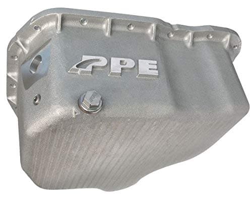 PPE High-Capacity Cast Aluminum Deep Engine Oil Pan (Raw) 114052000 Compatible with 2001-2010 Chevy/GMC 6.6L Duramax Diesel