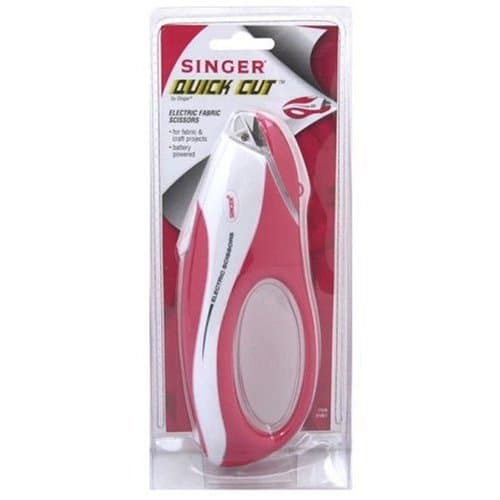 SINGER(R Quick Cut Electric Scissors - Red & White