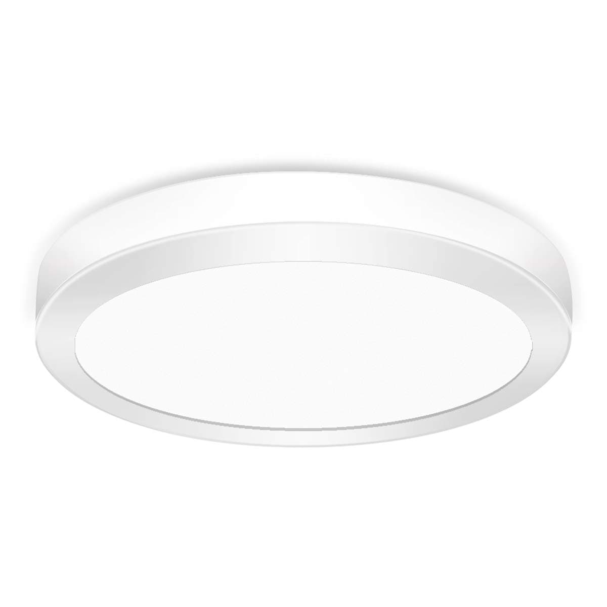 EXTRASTAR LED Ceiling Lights, 18W 1350Lm Bathroom Ceiling Lights, 144W Equivalent, Ø22cm Round Flush LED Ceiling Lamp, Ceiling Light Fitting for Living Room Bedroom-6500K Daylight