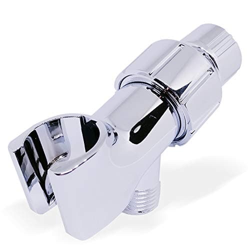 Shower Head Holder Bracket Shower Arm Mount | Mount for Handheld Showerheads | Arm Bracket with Swivel Ball Connector | Adjustable Universal 1/2 in Male Female Shower Heads