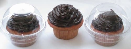 Clear Cupcake Muffin Single Individual Dome Container Box Plastic (100)