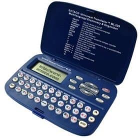 10-language travel phrase translator ECTACO Universal Translator ML320