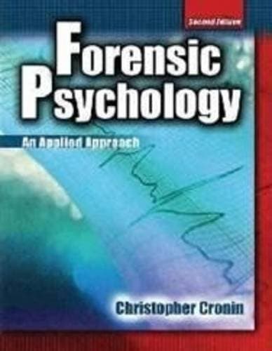 By CRONIN CHRISTOPHER Forensic Psychology (2nd Edition) Paperback