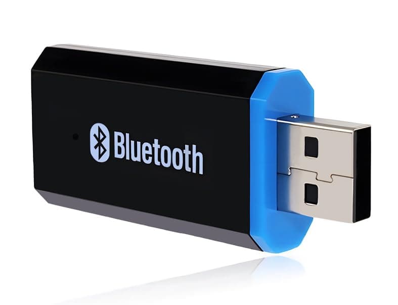 USB Bluetooth Receiver Adapter Wireless Audio Adapter Car Kit Music Receiver Bluetooth Car Adapter for Home/Car Stereo Sound System, Portable Speskers, (Aux in) with 3.5mm Cable (Receiver
