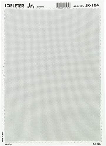 Deleter Screen Tone Jr JR-104 [Dot Pattern 42.5L/10%][Sheet Size 182x253mm (7.16"x9.96")] for Comic Manga Illustration Graphic Screentone