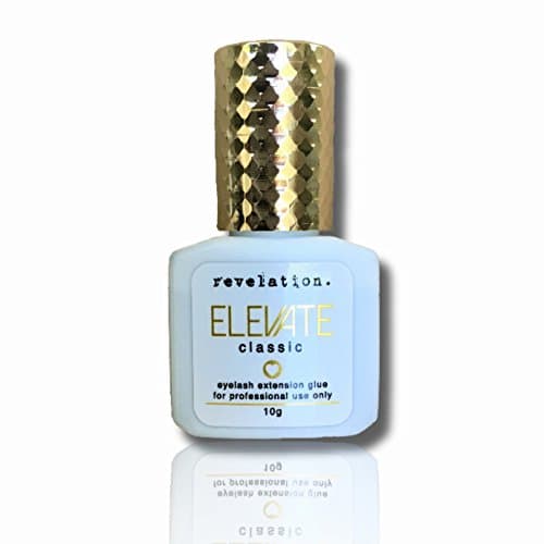Elevate Extra Strong Bond Classic Eyelash Extension Glue (10g) 1 second dry time, holds up to 6 weeks. Professional use only. Eyelash extension supplies that work. Revelation Lash Extension Products.