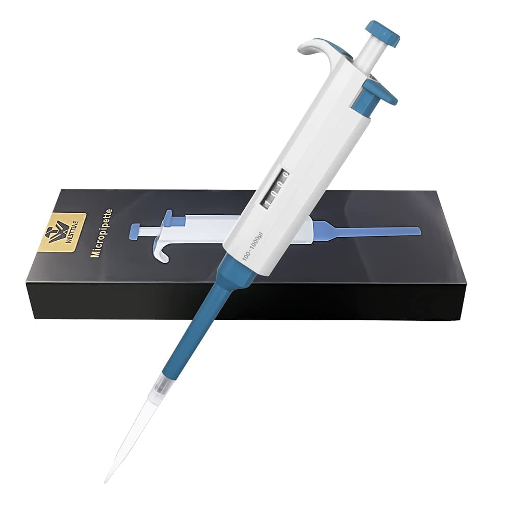 100-1000μL Micropipette High-Accurate Pipettor Adjustable Variable Volume Single-Channel Pipette for Laboratory