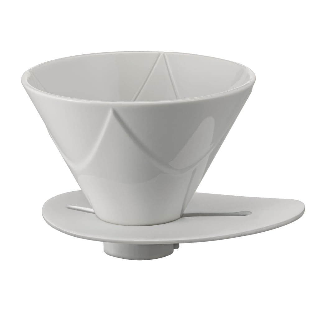 V60 "Mugen" Ceramic Coffee Dripper, Size 02, White