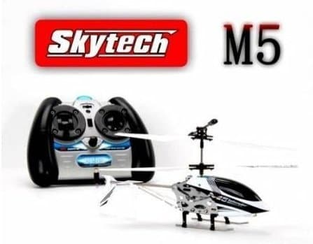White M5 Helicopter with 3.5 Channel Remote Control by SkyTech