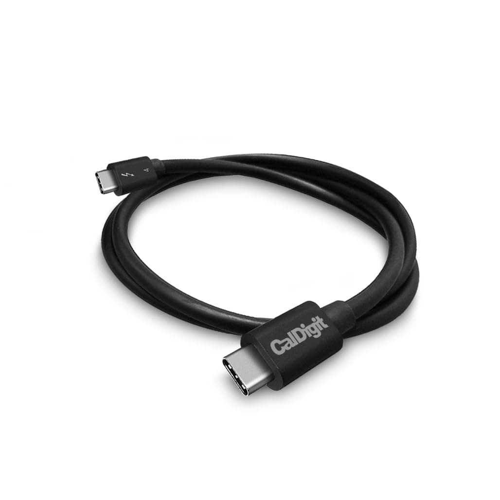 Thunderbolt 4 Cable - 40Gbps 100W Power Delivery, Compatible with Thunderbolt 3, Thunderbolt 5 & USB4 Type C, MacBook Pro, iMac, iPhone 17 Max, Black (0.8m/2.62ft, Thunderbolt 4/USB 4)