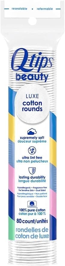 Q-tips Cotton Rounds, Beauty 75 ct