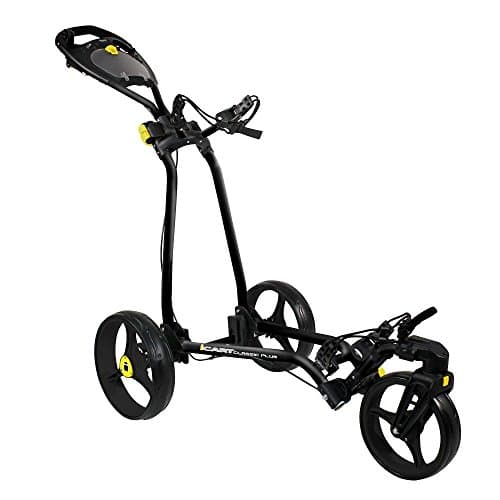 Classic Plus Masters Golf Icart Push Trolley - Black