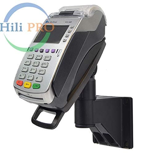 Tailwind Verifone Vx520 EMV 7" Latch and Lock Wall Mount Terminal Stand, Black