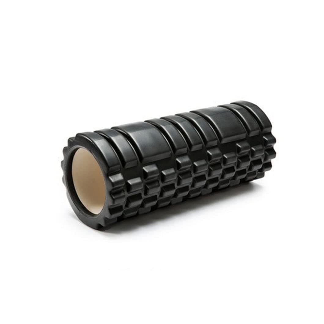 Beauenty EVA Foam Roller,High Density Exercise Roller for Muscle Massage,Massage Stick for Fitness,Yoga and Gym Equipment(Black)