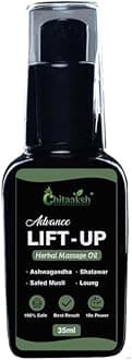Lift Up Herbal Massage Oil – 100% Results with Clinically Proven Formula for Men, 35ml | Pure & Natural Massage Oil