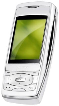 Pantech C320 Curved Slider Sim-Free Bluetooth Camera Mobile Phone - White