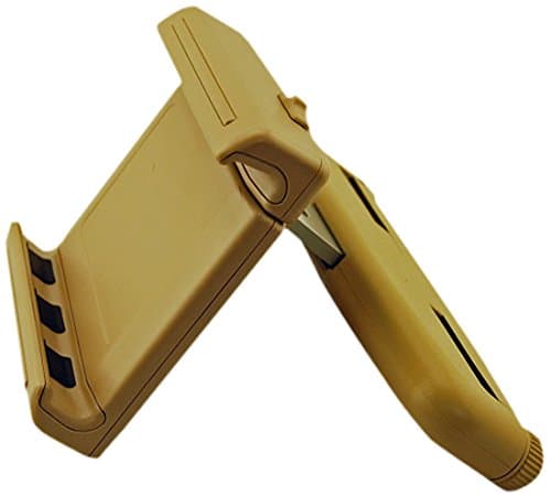 JAWS1-DOCK1-IV Tan Universal Dock with Jaws Universal Tablet Holder Set