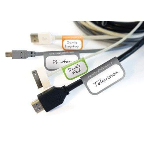 Cable Labels - Self Adhesive Pack of 48
