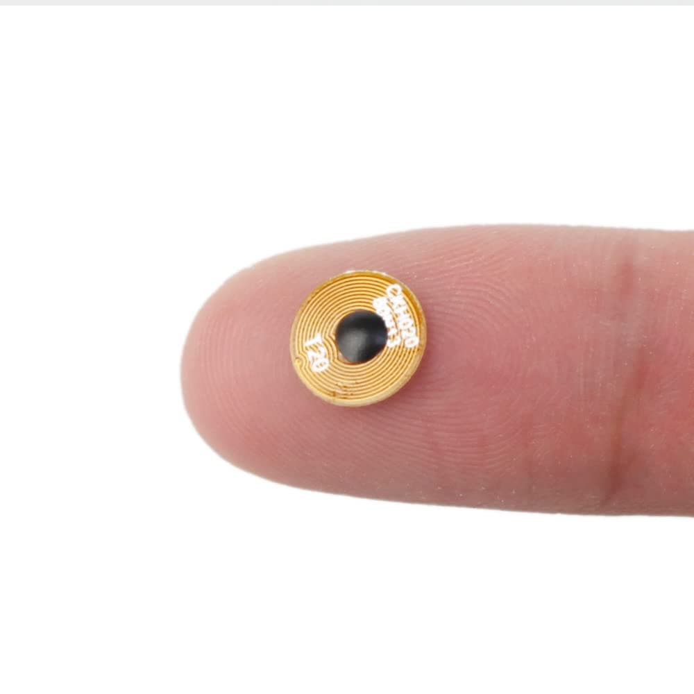 50pcs 8MM Mini NFC213 Chip Flexible High Frequency NFC Electronic Tag Bluetooth Pairing RFID Asset Tag