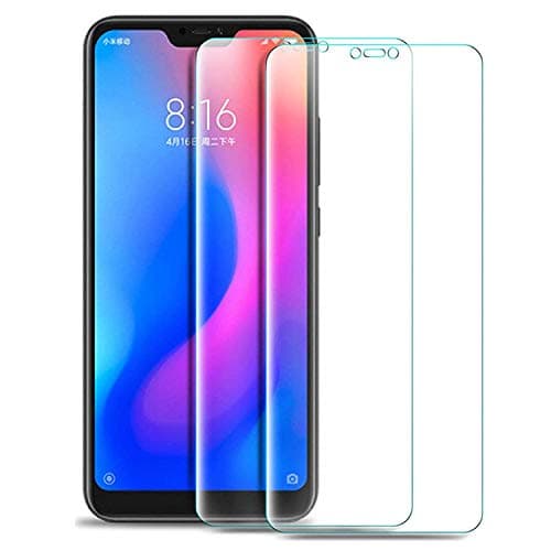 Xiaomi Mi A2 Lite,Xiaomi Redmi 6 Pro Screen Protector(1 Pack),CJ Sinshine 9H Hardness, Touch Compatible, Bubble Free, Anti-Fingerprint 3D Full Cover Bulletproof Screen Protector