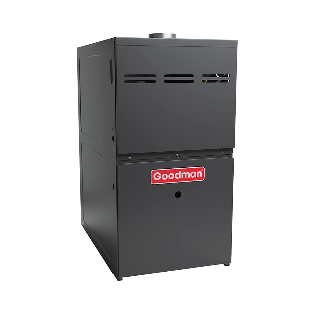 Goodman 60,000 BTU 80% Efficiency multi-speed, single-stage upflow/horizontal Furnace Model: (GR9S800604BN) Cabinet is 17.5 inches wide-R32 Ready-Nationwide installation-NOT including CA