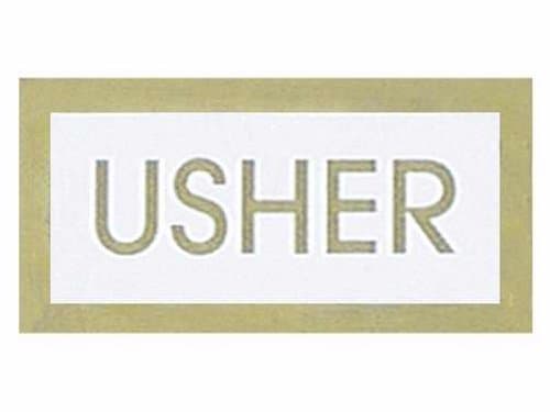 Usher Badge Pack of 24