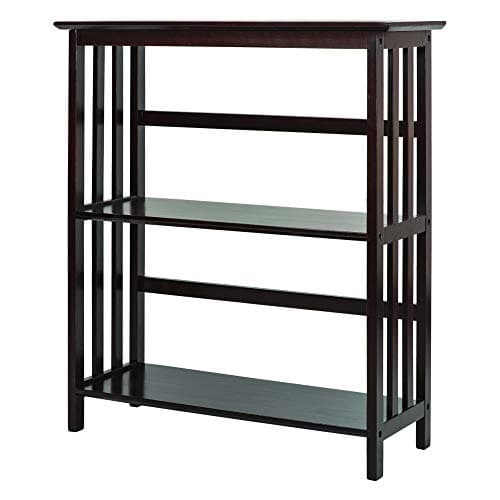 29.5"W Mission 3-Shelf Bookcase
