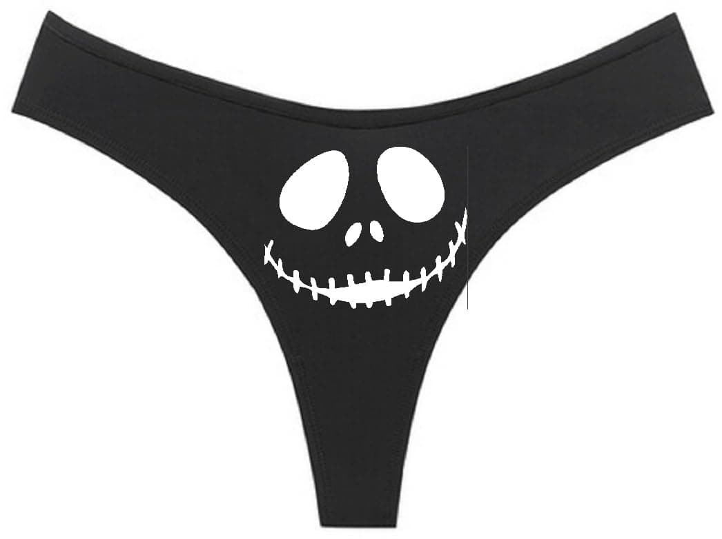 NIGHTMARE BLACK THONG PANTIES