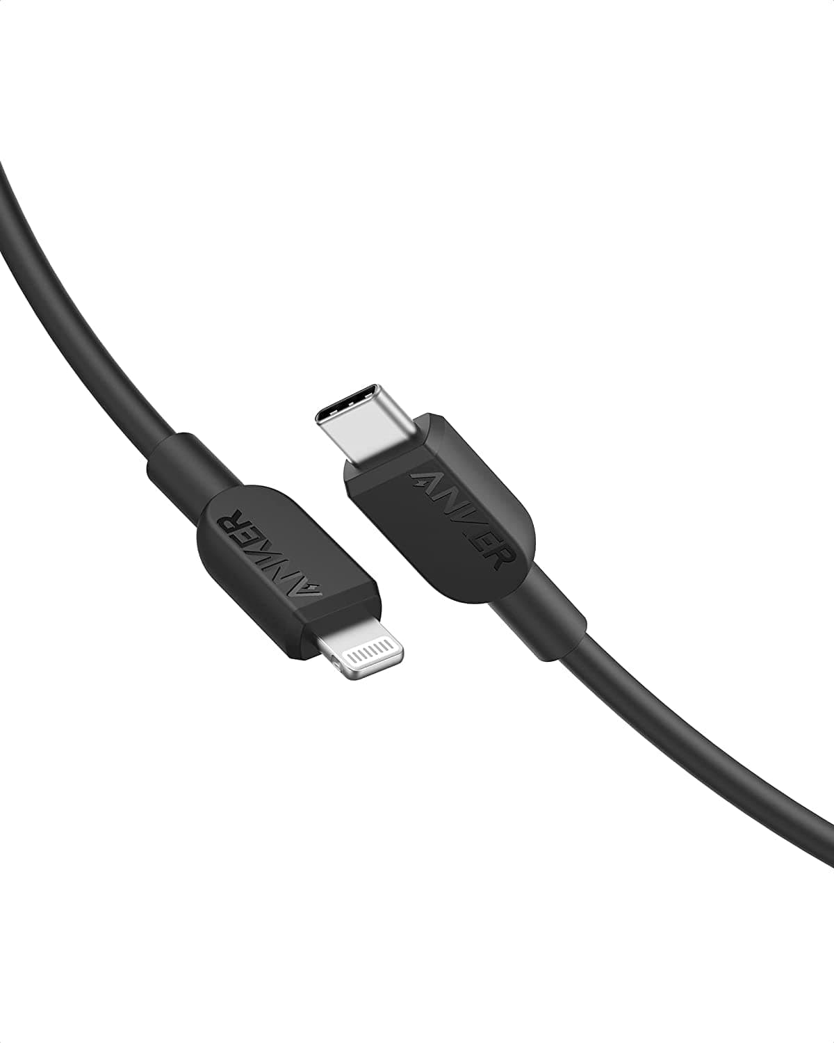USB C to Lightning Cable(3FT,Black), MFi Certified for iPhone 14 Series, and More(Charger Not Included)