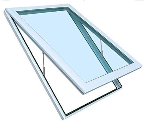 Skylight Sky Light Window ( Manual Venting ), 4' x 2' , 22-1/2-Inch x 46-1/2-Inch,Tempered Glass