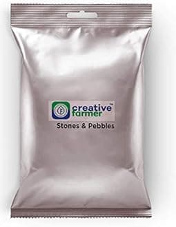 Creative Farmer 10Kg Round Kancha Mixed Colour Multicolor Decorative Glass Pebbles [10Kg] Q