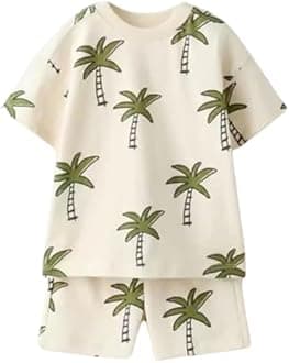 Shree Shyam Kids Clothes for Boys | Cotton Printed T shirt and Shorts Summer Dress for Baby Boys