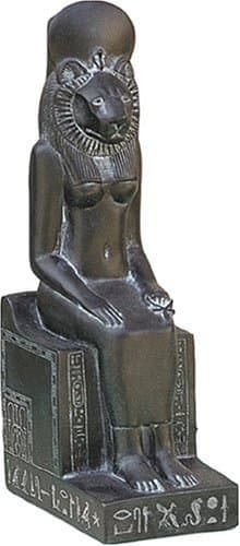 Egyptian Seated Sekhmet Statue Decor