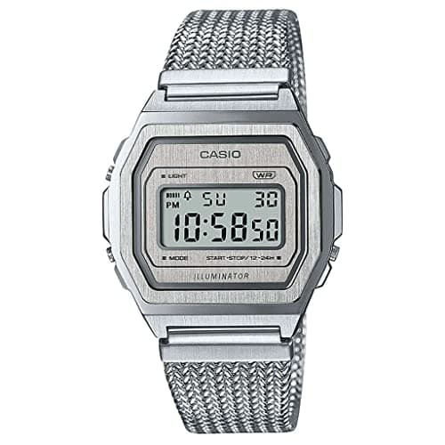 Casio Watch A1000MA-7EF, silver, A1000MA-7EF