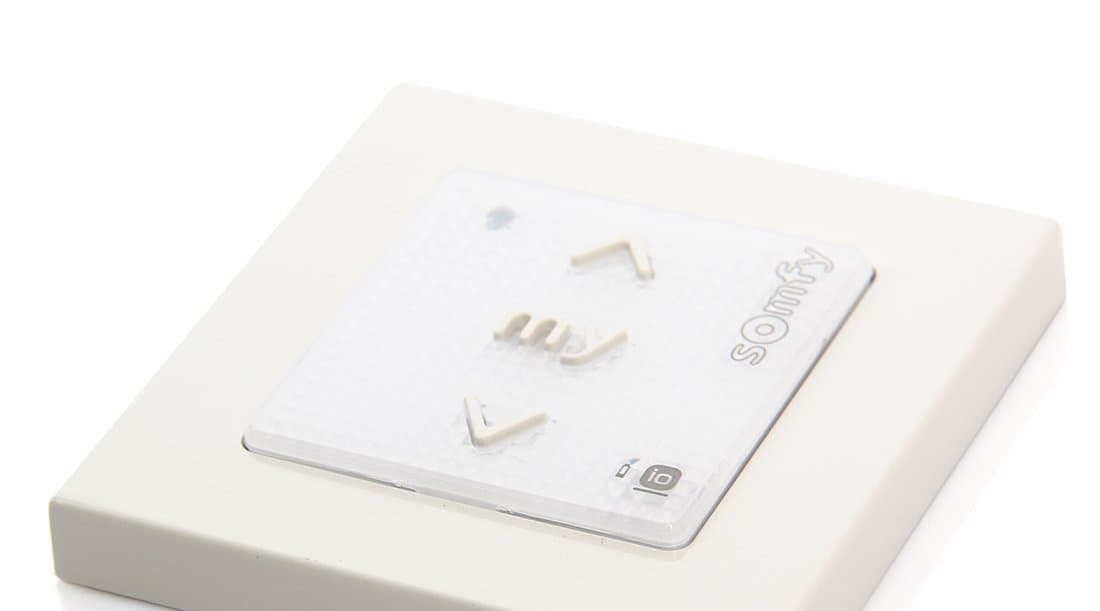 1-channel Push Button IO Remote Control, White, Smoove Origin, 1811066