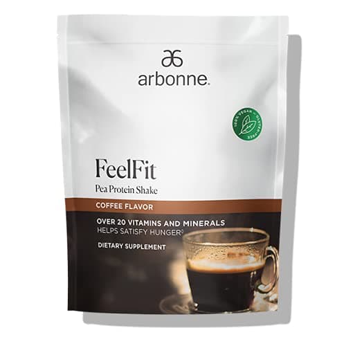 FeelFit Pea Protein Shake Coffee Flavor